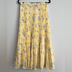 BN Pleated floral skirt